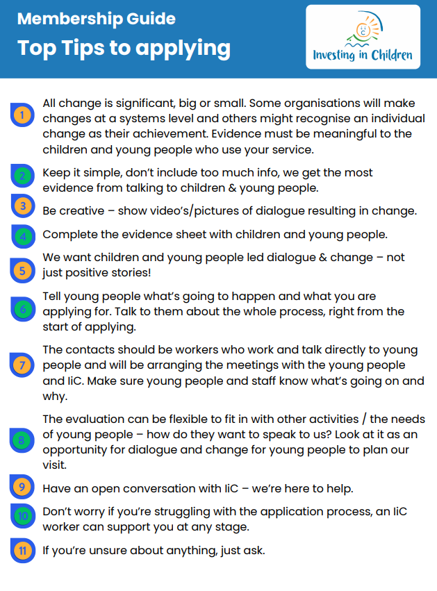 Top Tips for applying