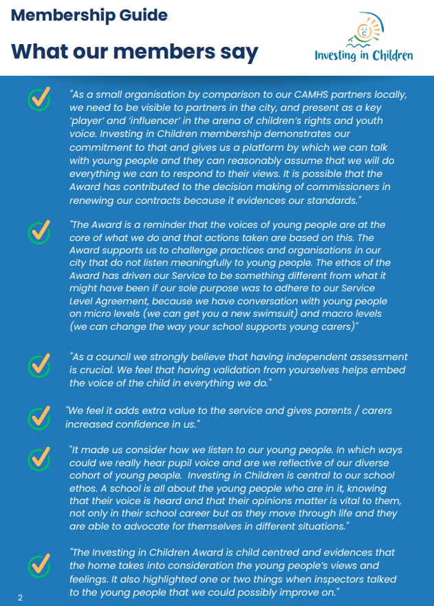 What our members say